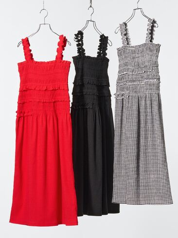 Uniqlo Shirring Dress in Saudi Arabia