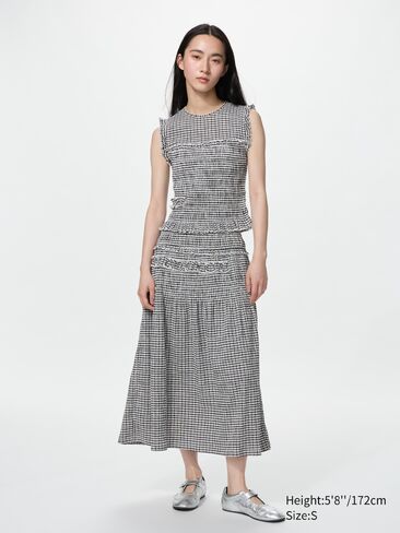 Uniqlo Shirring Skirt in Saudi Arabia