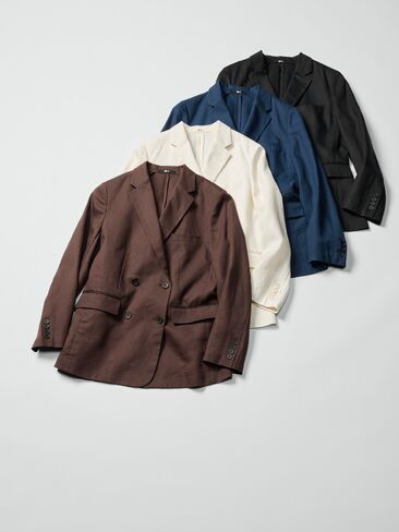 سترة Uniqlo من الكتان الفاخر in Saudi Arabia