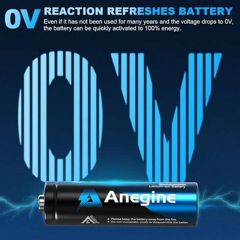 بطاريات ليثيوم AA قابلة لإعادة الشحن، 8 عبوات مع شاحن سريع، بطاريات ليثيوم AA بقدرة 3600 مللي واط في الساعة للكاميرا الخارجية الوامضة، بطاريات الكاميرا ذات الإخراج الثابت 1.5 فولت لإعادة شحن ما يصل إلى 2000+ مرة (أخضر) in Kuwait