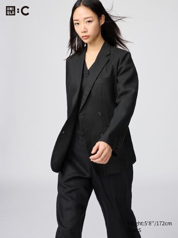 سترة Uniqlo من الكتان الفاخر in Saudi Arabia