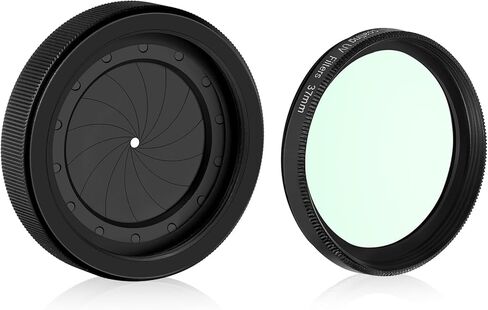 Adjustable Iris Aperture Diaphragm Filter Pack M30 to M37 Iris Aperture Diaphragm Adapter Optical Diaphragm 1.5-26mm Lens Module Adapter Ring PVS-14 PVS 14 in Saudi Arabia