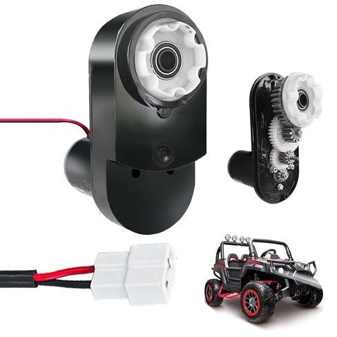 24V 3250RPM High Power Motor Gearbox Upgrade for Power Wheels,Go Kart Rear Side High Torque Motor for Ride On Car Truck Parts,Huffy Torex 4x4 UTV,ATV,150W,18V&20V,MY4845 in Saudi Arabia