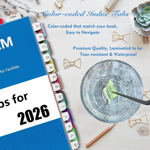 علامات تبويب الفهرس المطورة لـ ICD-10 -PCS AAPC الإصدار 2025 ، 126 علامات تبويب للكتاب ، مشفرة بالألوان مع ورقة المحاذاة وورقة الأرقام المرجعية ، دائمة متينة ، كتاب غير متضمن in Kuwait