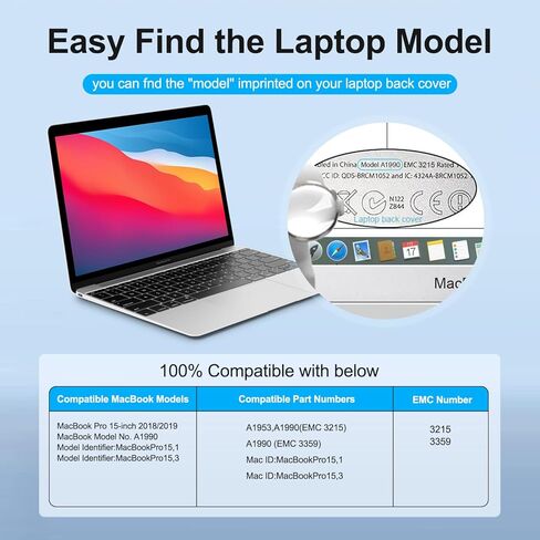 بطارية بديلة A1582 لجهاز MacBook Pro A1502 (أوائل 2015، منتصف 2014، أواخر 2013) بطارية ريتينا 13 بوصة A1493/A1582 in Kuwait