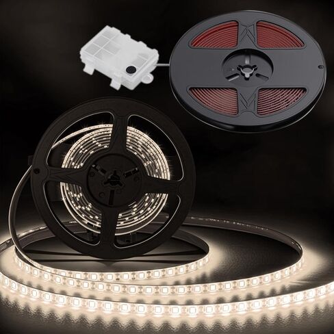 مصابيح شريط LED البحرية مع صندوق البطارية للقرع تحت الأضواء على سطح السفينة ، وأضواء داخلية للقارب التي تعمل بالبطارية لصيد الأسماك الزوارق الشراعية ، وملحقات القوارب ، الأحمر ، 5 أمتار (16.4 قدم) in Kuwait