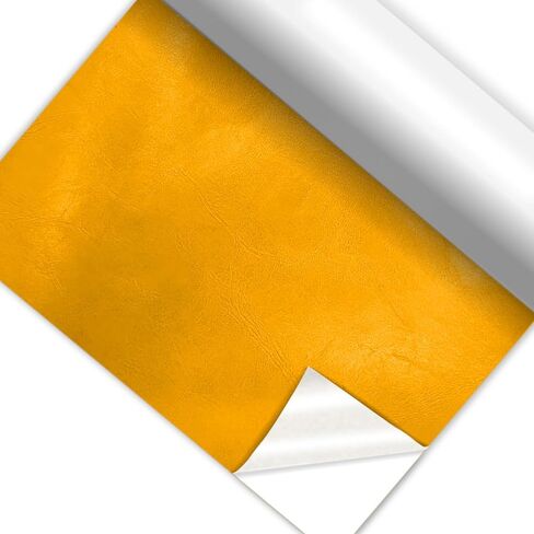 Self Adhesive Faux Leather Repair Patch,1Roll 15x78 Inch Leather Repair Tape for Furniture,Couch Tape for Couches,Bed,Car Seats,Chair,Light Brown in Saudi Arabia