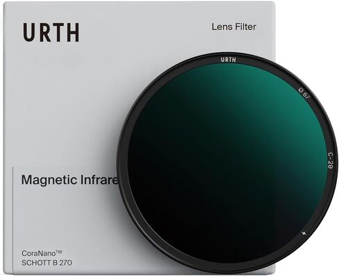 Urth 39mm Magnetic Infrared (R72) Lens Filter (Plus) — 720nm Spectrum IR Photography for Digital DSLR & SLR Camera Lenses in Saudi Arabia