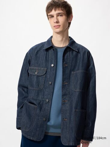 سترة Uniqlo المساعدة | الدنيم in Saudi Arabia