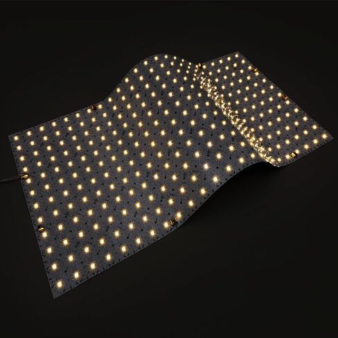 12"x24" LED Flexible Sheets 4000K, Cuttable Every 1'', High CRI 95, 24V DC Backlit Panels, 22W/pc, Dimmable, UL Listed, Uniform Lighting for Countertops, Displays, Projects (No Power Supply) in Saudi Arabia