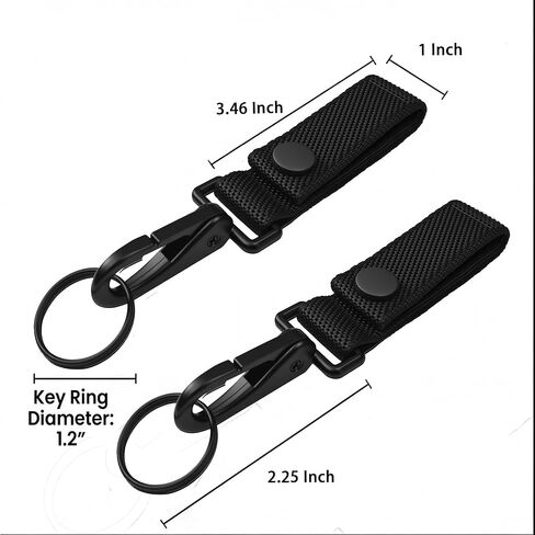 حامل مفاتيح بمشبك حزام شديد التحمل، ملحقات معدات الشرطة العسكرية in Kuwait