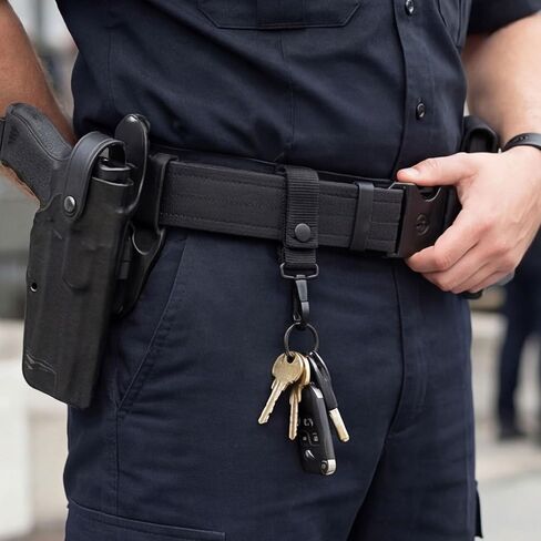 حامل مفاتيح بمشبك حزام شديد التحمل، ملحقات معدات الشرطة العسكرية in Kuwait