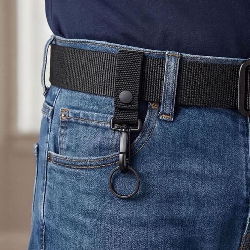 حامل مفاتيح بمشبك حزام شديد التحمل، ملحقات معدات الشرطة العسكرية in Kuwait