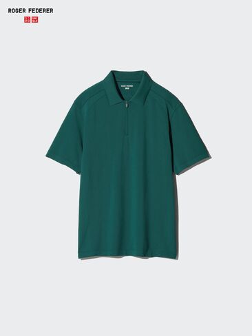 قميص بولو UNIQLO DRY-EX بسحاب ربع in Saudi Arabia