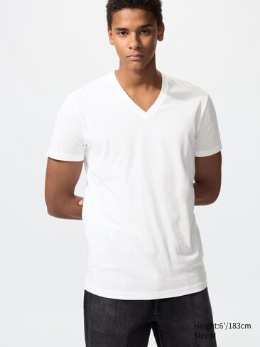Uniqlo DRY V-Neck T-Shirt in Saudi Arabia