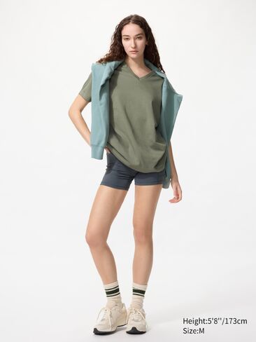 Uniqlo DRY V-Neck T-Shirt in Saudi Arabia
