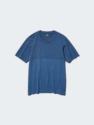 تي شيرت Uniqlo DRY-EX | كتلة اللون in Saudi Arabia