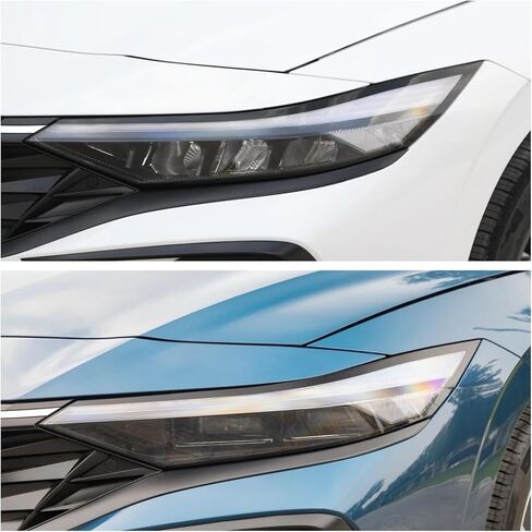 Compatible For Hyundai Elantra 2023 2024 Car Articles Lampshade Cover It Has Good Transparency And Light Transmission(Left) in Saudi Arabia