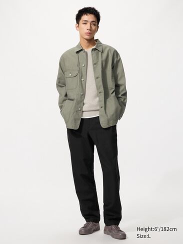 سروال Uniqlo من مزيج الكتان المريح in Saudi Arabia