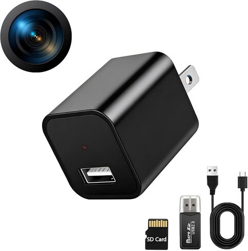 1080P Mini WiFi Camera, Wireless Nanny Cam Security Cameras,APP Control with Motion Detection and Night Vision, Rechargeable Battery Camera WiFi Indoor in Kuwait