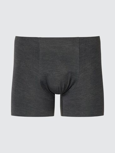Uniqlo AIRism Ultra Seamless Boxer Briefs | Heather Printed in Saudi Arabia