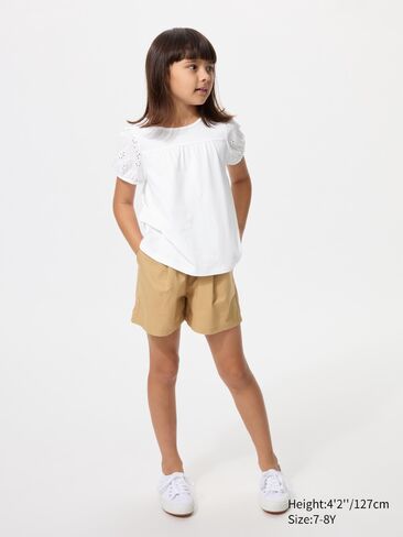 تي شيرت Uniqlo بأكمام منتفخة | تطريز in Kuwait