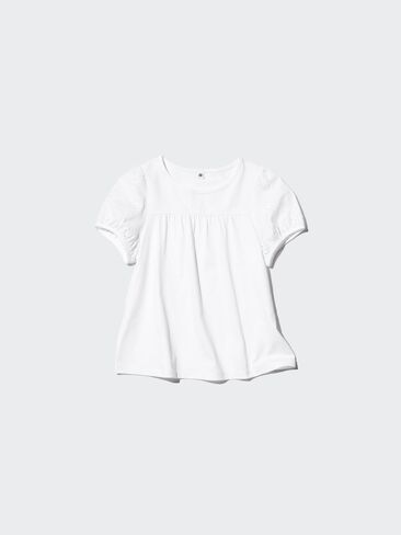 تي شيرت Uniqlo بأكمام منتفخة | تطريز in Kuwait