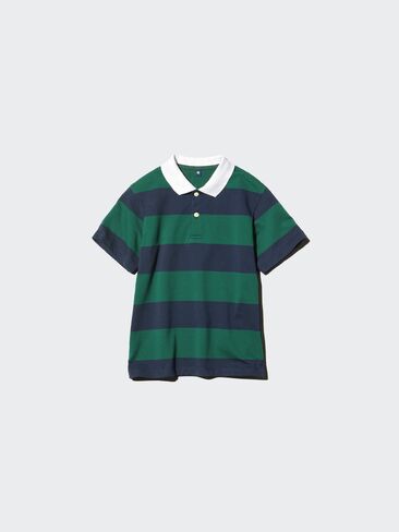 قميص بولو مخطط من Uniqlo Pique جاف in Saudi Arabia