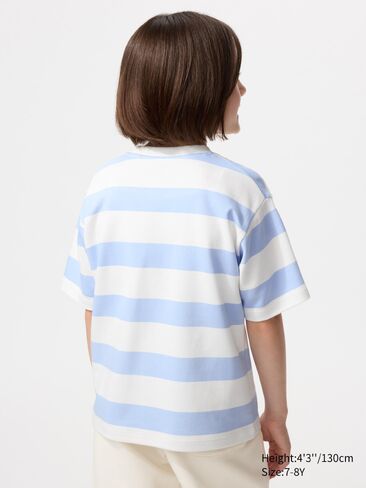 تي شيرت مخطط من القطن من Uniqlo AIRism in Kuwait