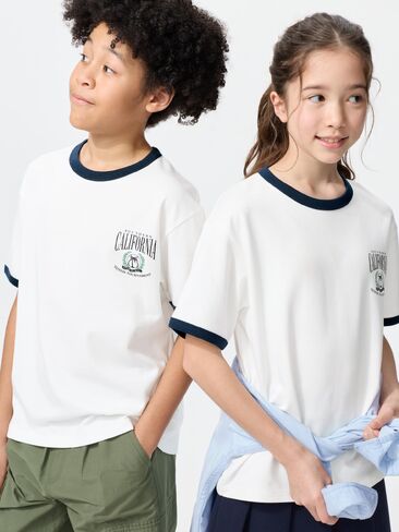 تي شيرت Uniqlo AIRism قطن برسومات in Kuwait