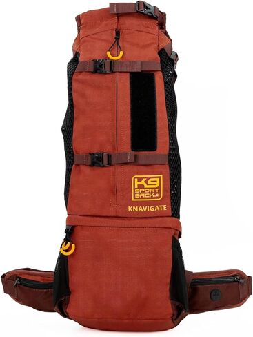 K9 Sport Sack Knavigate - Small, Dune - Ideal for Dogs with 13-16" Back Length - Adjustable, Backpack-Style Carrier with Internal Frame & Padded Hip Belt in Kuwait