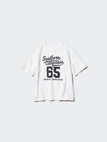 تي شيرت Uniqlo AIRism قطن برسومات in Kuwait