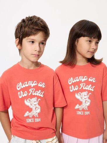 تي شيرت Uniqlo AIRism قطن برسومات in Kuwait