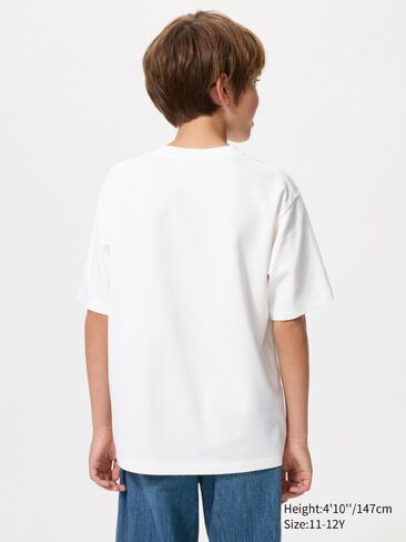 تي شيرت Uniqlo AIRism قطن برسومات in Kuwait