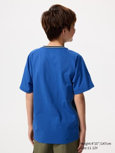 Uniqlo DRY-EX V-Neck T-Shirt | Bicolor in Saudi Arabia