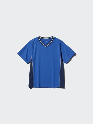 Uniqlo DRY-EX V-Neck T-Shirt | Bicolor in Saudi Arabia