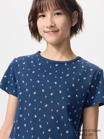 Uniqlo Ribbed T-Shirt | Flower in Kuwait