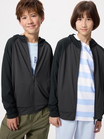 Uniqlo AIRism UV Protection Full-Zip Hoodie in Saudi Arabia