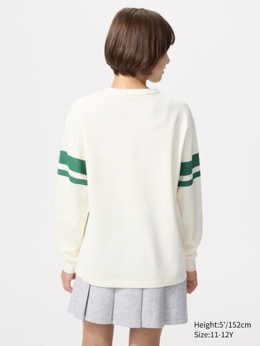تي شيرت قطن Uniqlo AIRism | كم طويل | رسم بياني in Kuwait