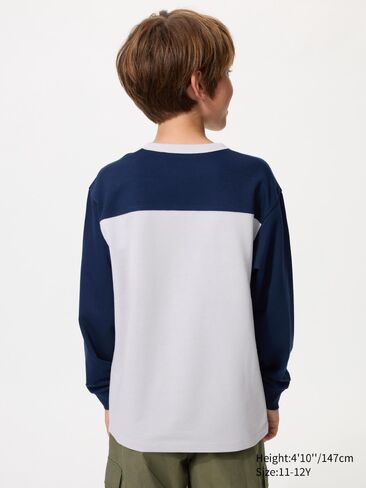 Uniqlo AIRism Cotton T-Shirt | Long Sleeve | Graphic in Saudi Arabia