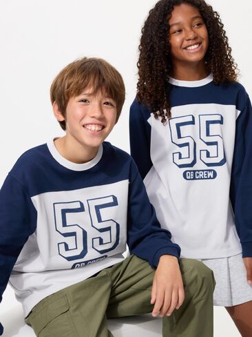 Uniqlo AIRism Cotton T-Shirt | Long Sleeve | Graphic in Saudi Arabia