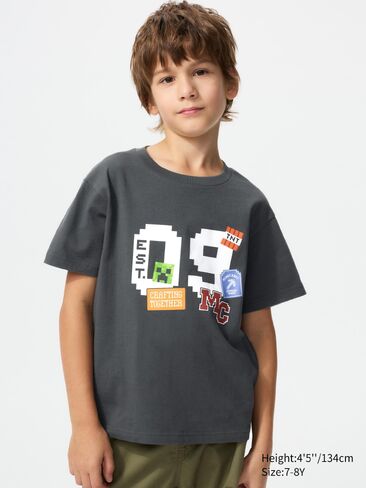 تي شيرت برسومات Uniqlo Minecraft UT in Saudi Arabia