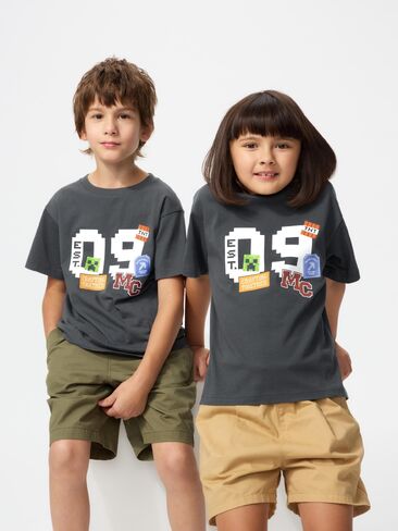 تي شيرت برسومات Uniqlo Minecraft UT in Saudi Arabia