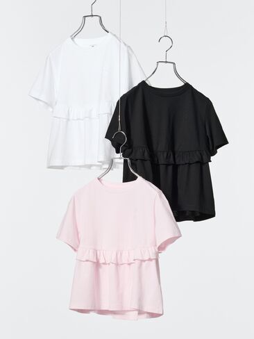 Uniqlo Frill T-Shirt in Saudi Arabia