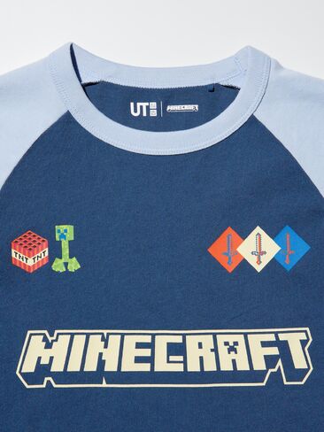تي شيرت برسومات Uniqlo Minecraft UT in Kuwait