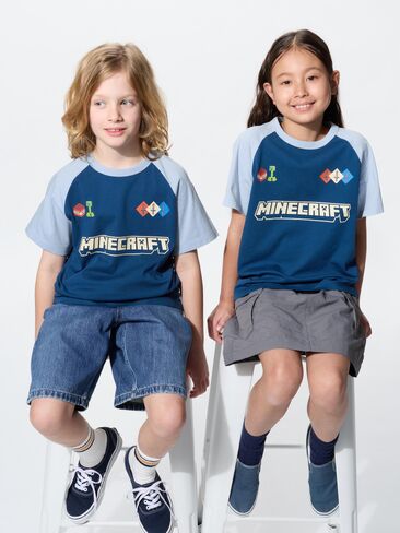 تي شيرت برسومات Uniqlo Minecraft UT in Kuwait