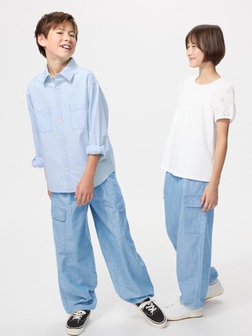 Uniqlo Cargo Jogger Pants | Chambray in Saudi Arabia