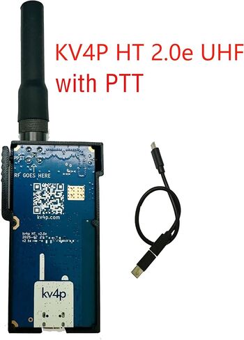 KV4P-HT الإصدار 2.0 مع وحدة SA818 RF المثبتة مسبقًا لتحويل هاتف Android إلى جهاز إرسال واستقبال راديو هام حديث مُجمَّع مع حافظة طباعة ثلاثية الأبعاد 2.0e أحدث إصدار (2.0e-VHF) in Saudi Arabia