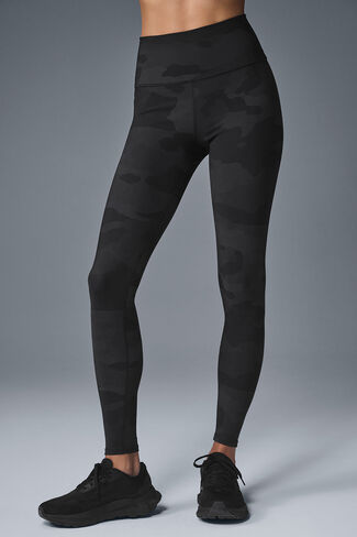 Alo Yoga High-Waist Camo Vapor Legging - Black Camouflage in Saudi Arabia