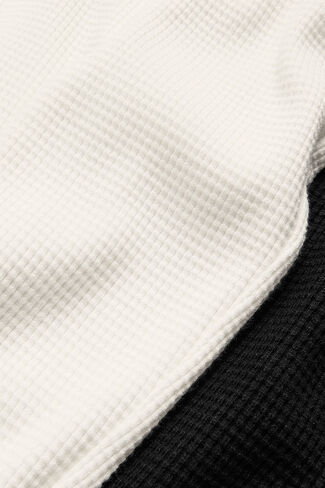 حمالة صدر يوجا وافل ويك إند إسكيب من ألو - أسود in Kuwait